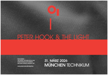 31.03.2026 - München - PETER HOOK & THE LIGHT